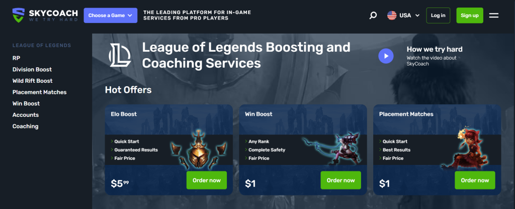 best lol boosting service