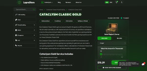 buy wow cataclysm gold fast