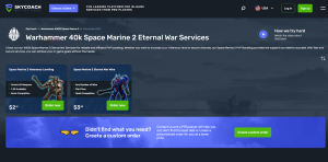 Space Marine 2 rank boost service