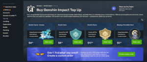 genshin top up website