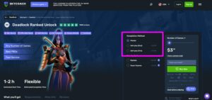 Get Deadlock Boosting Services
