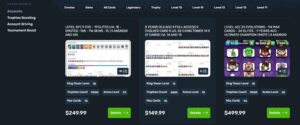 clash royale accounts for sale