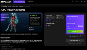 Ashes of Creation boosting services