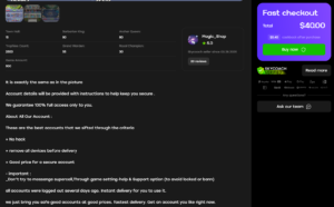 best place to buy clash of clans accounts