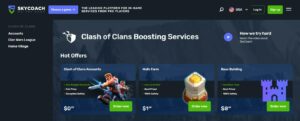 buy clash of clans boosting