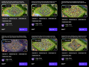 where to buy clash of clans accounts