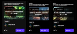 raid shadow legends account buy