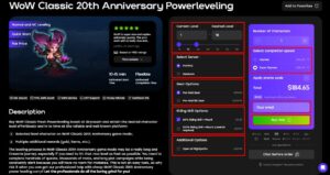 wow classic 20th anniversary boosting